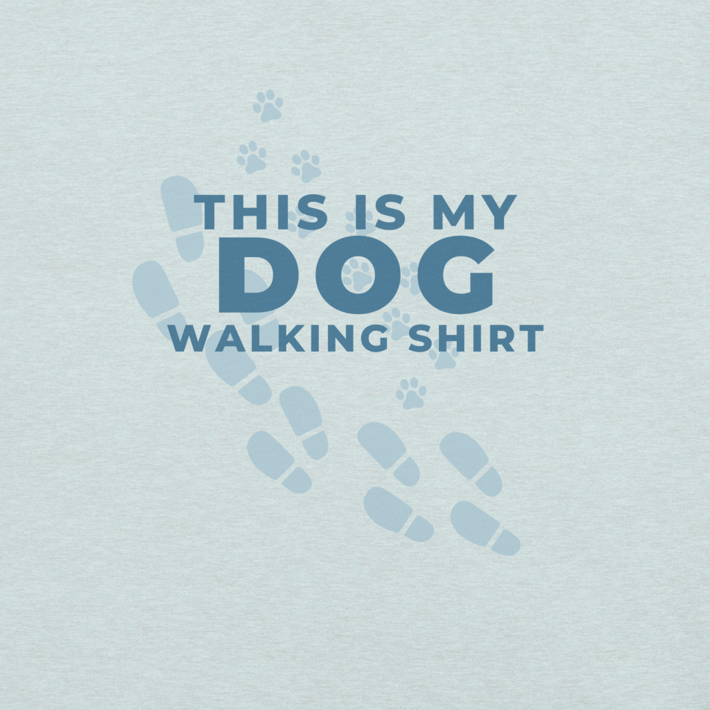 Dog Walking  t-shirt logo