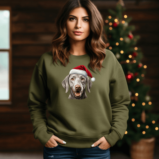 Weimaraner Christmas Sweatshirt