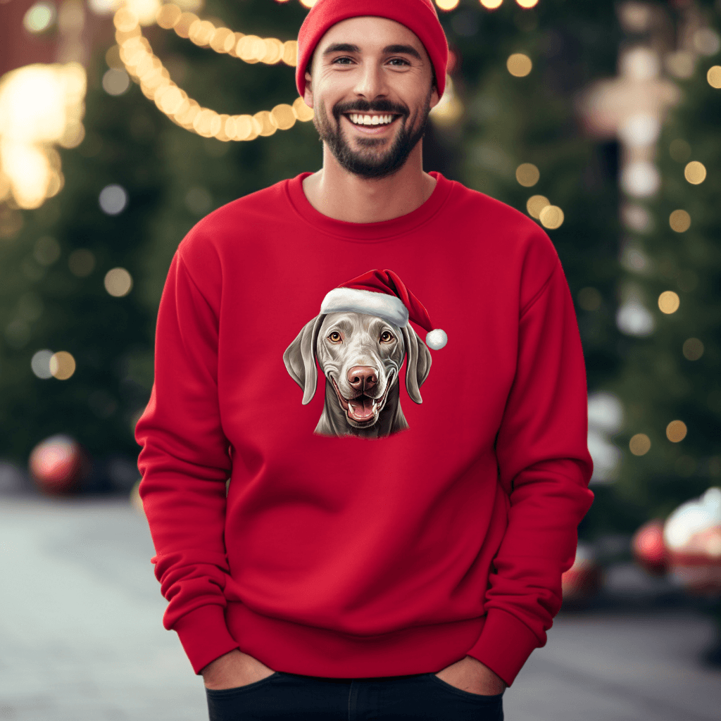 Weimaraner Christmas Sweatshirt