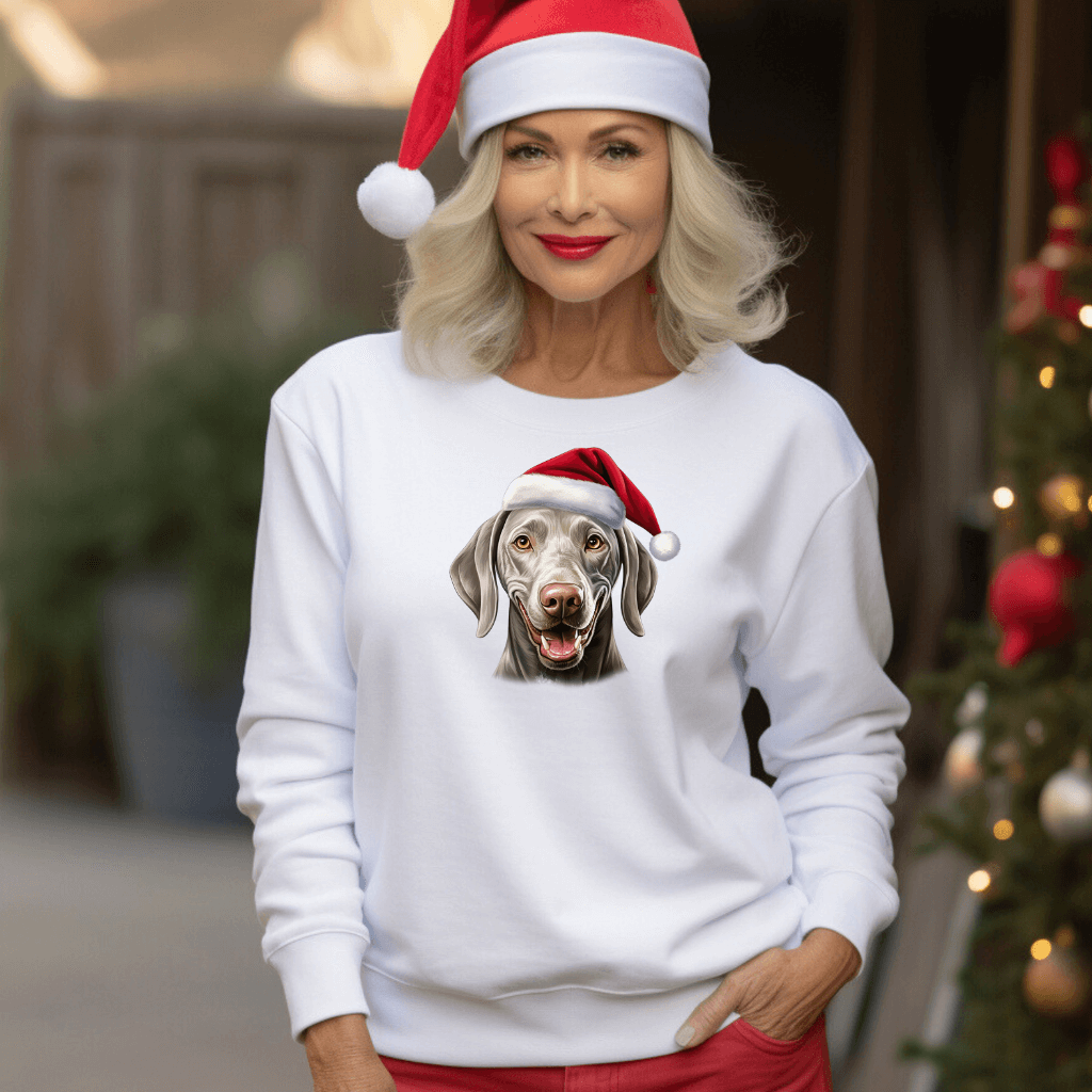 Weimaraner Christmas Sweatshirt