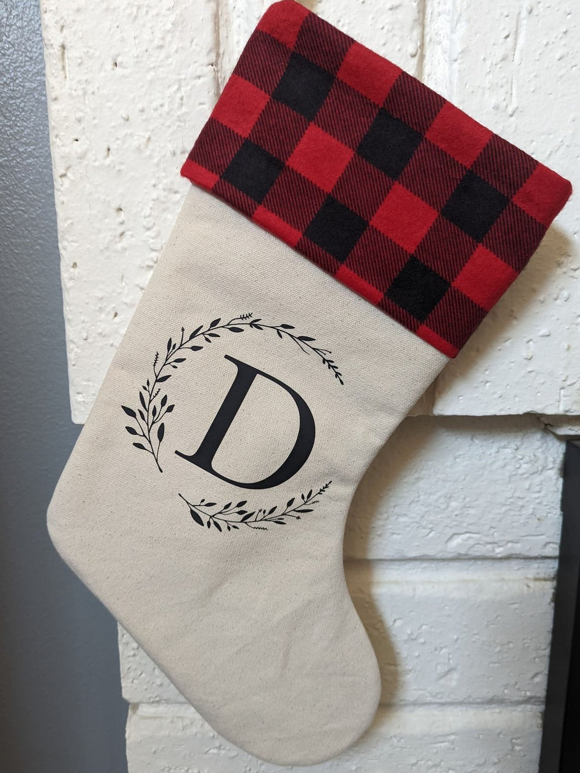 Personalized monogram Christmas Stocking