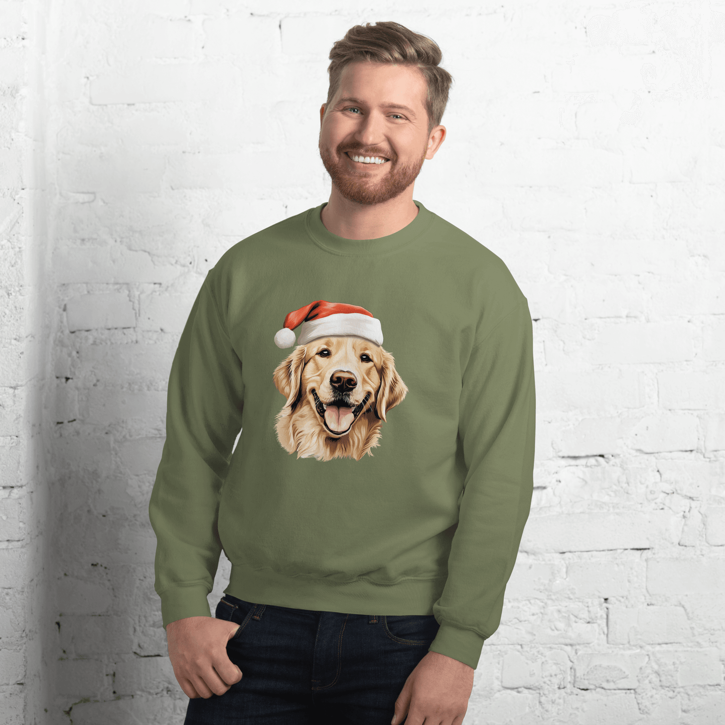 Golden Retriever Christmas Sweatshirt