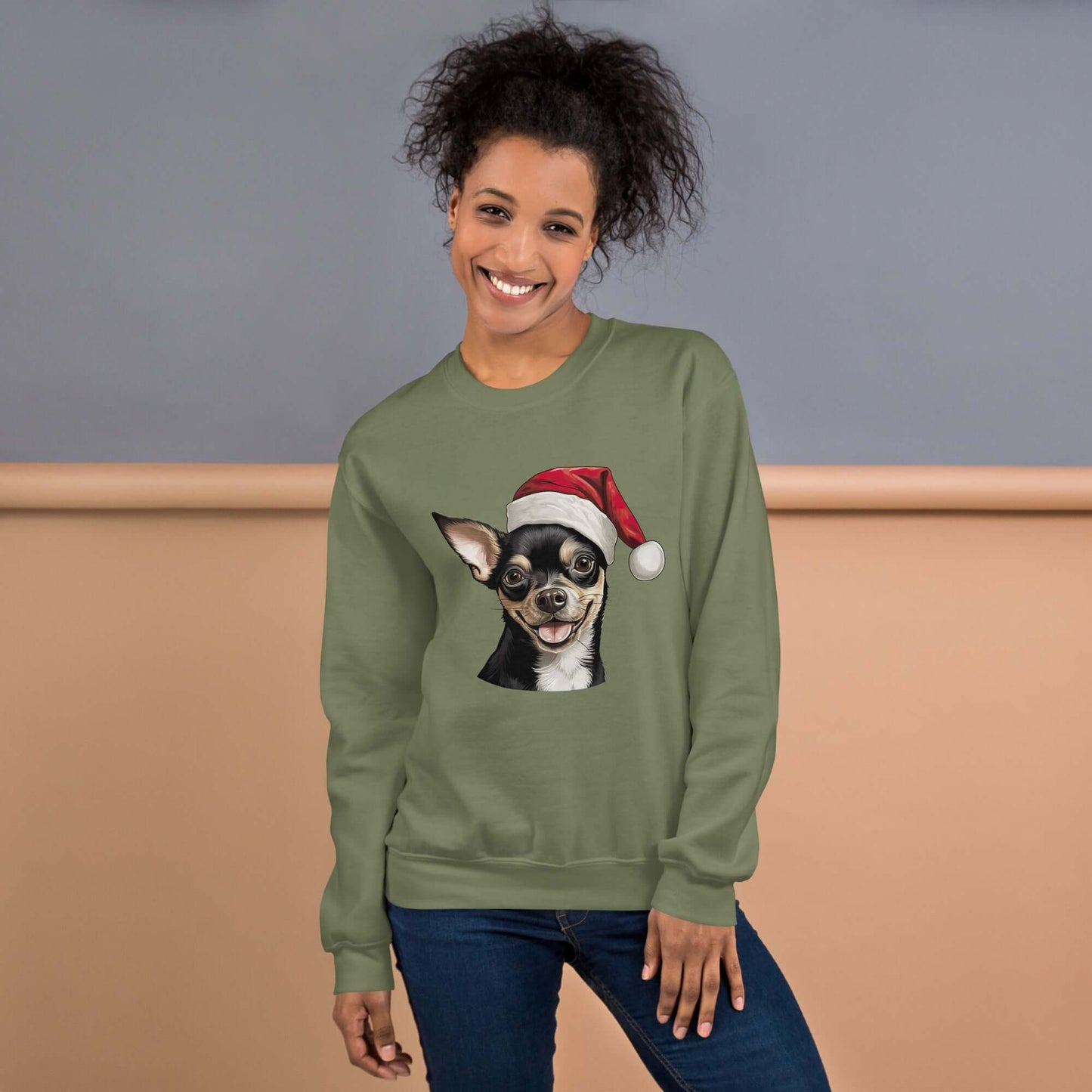 Chihuahua Santa Paws Unisex Sweatshirt