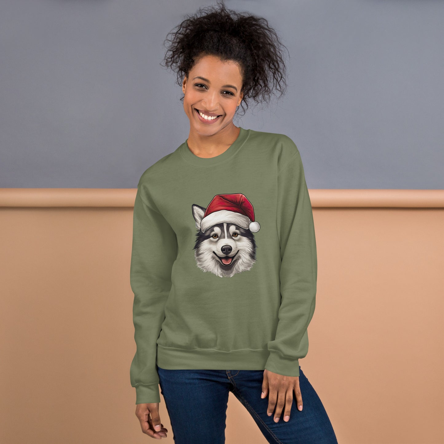 Pomsky Christmas Sweatshirt