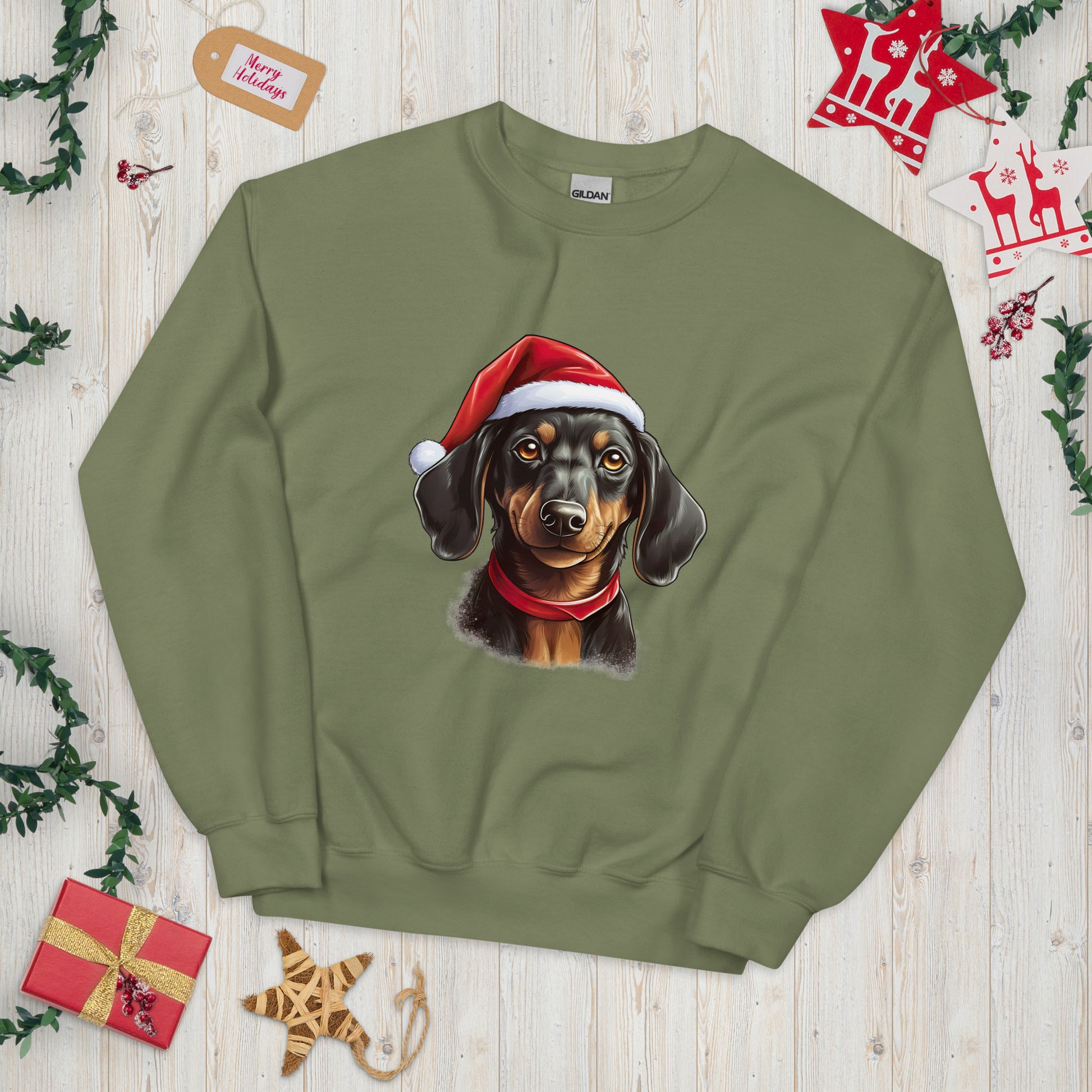 Dachshund Christmas Sweatshirt