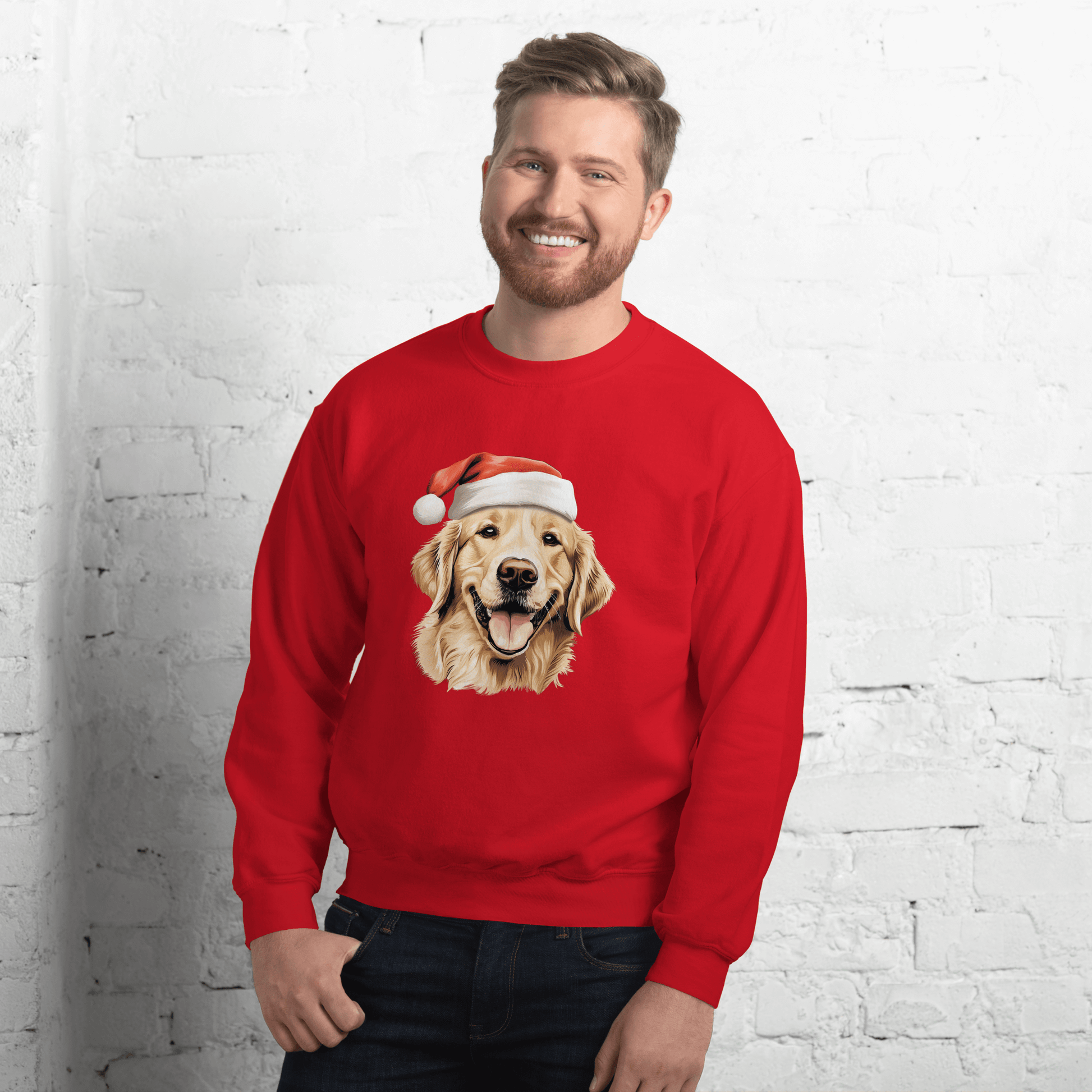 Golden Retriever Christmas Sweatshirt