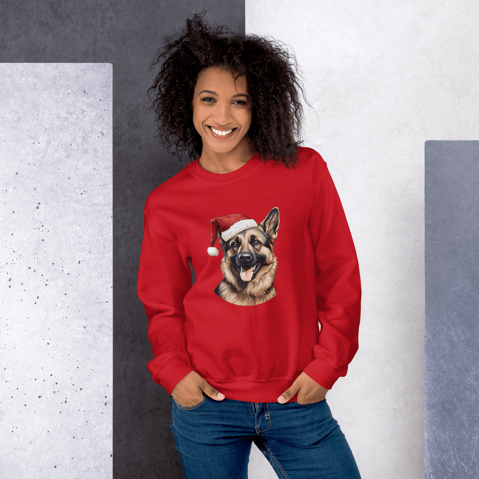 German Shepherd Unisex Christmas Sweatshirt