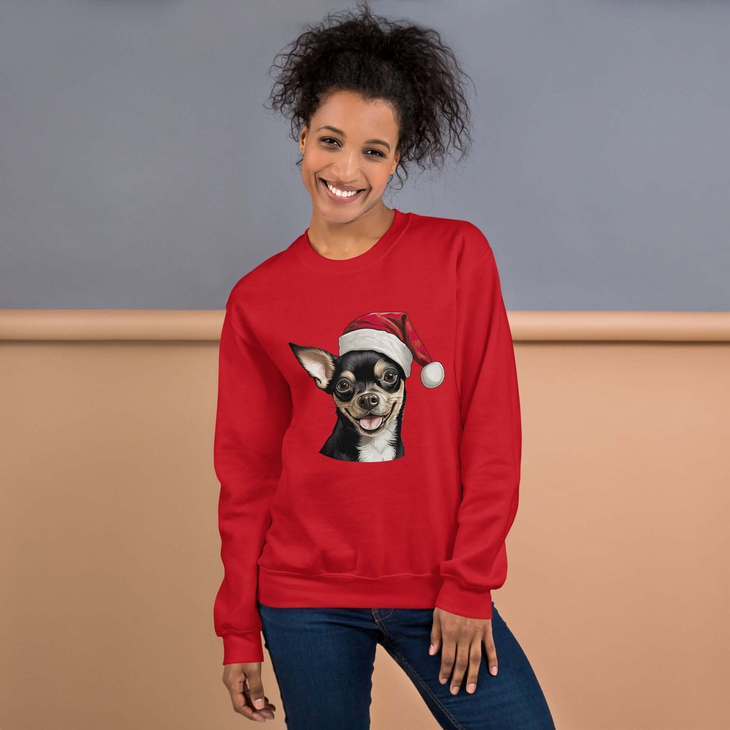 Chihuahua Santa Paws Unisex Sweatshirt