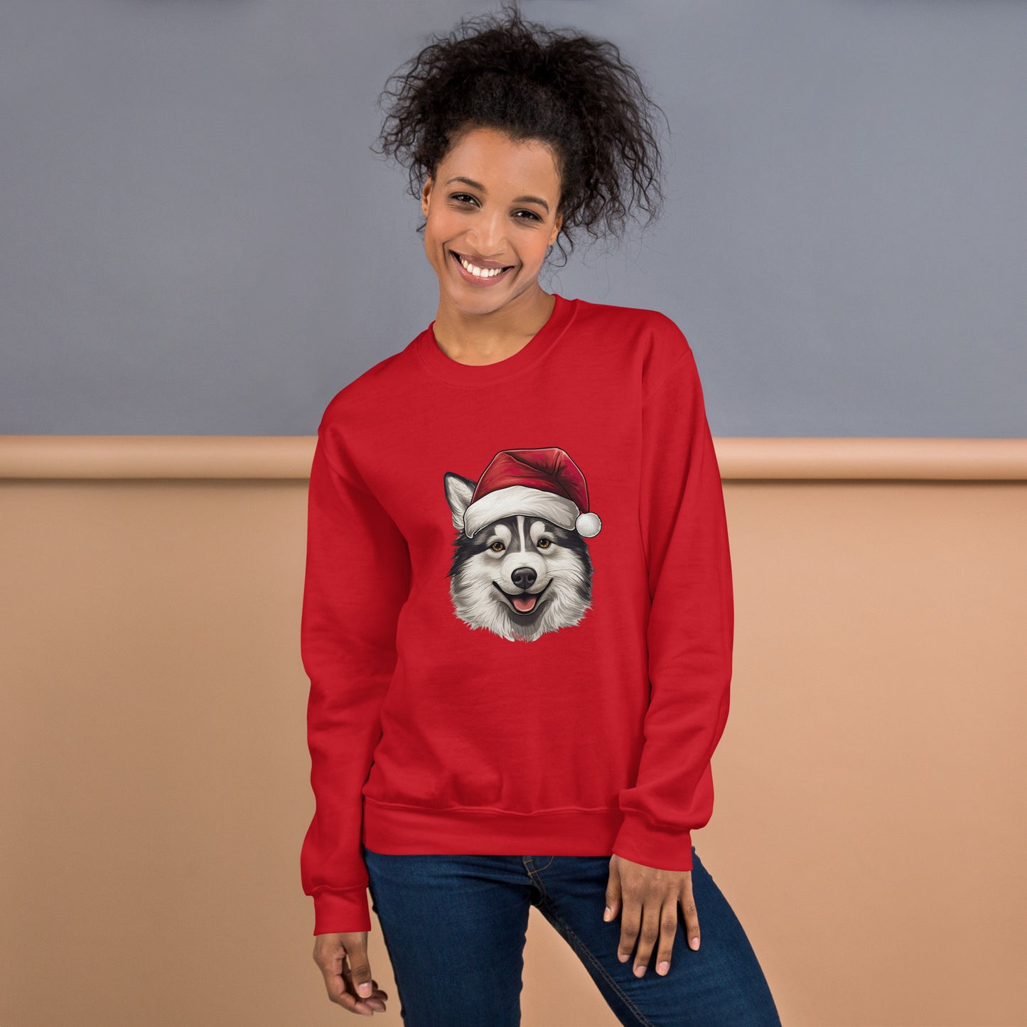 Pomsky Christmas Sweatshirt