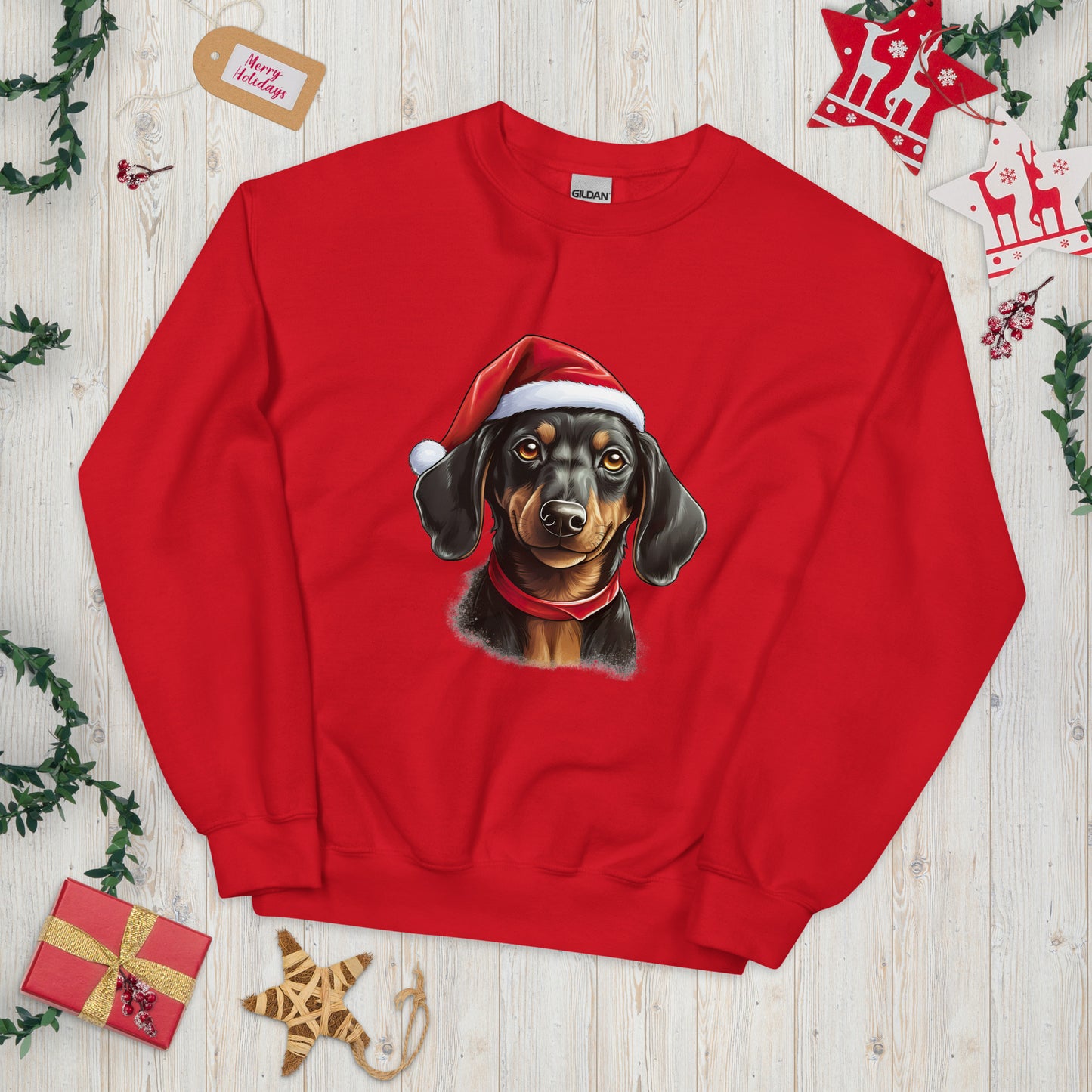 Dachshund Christmas Sweatshirt