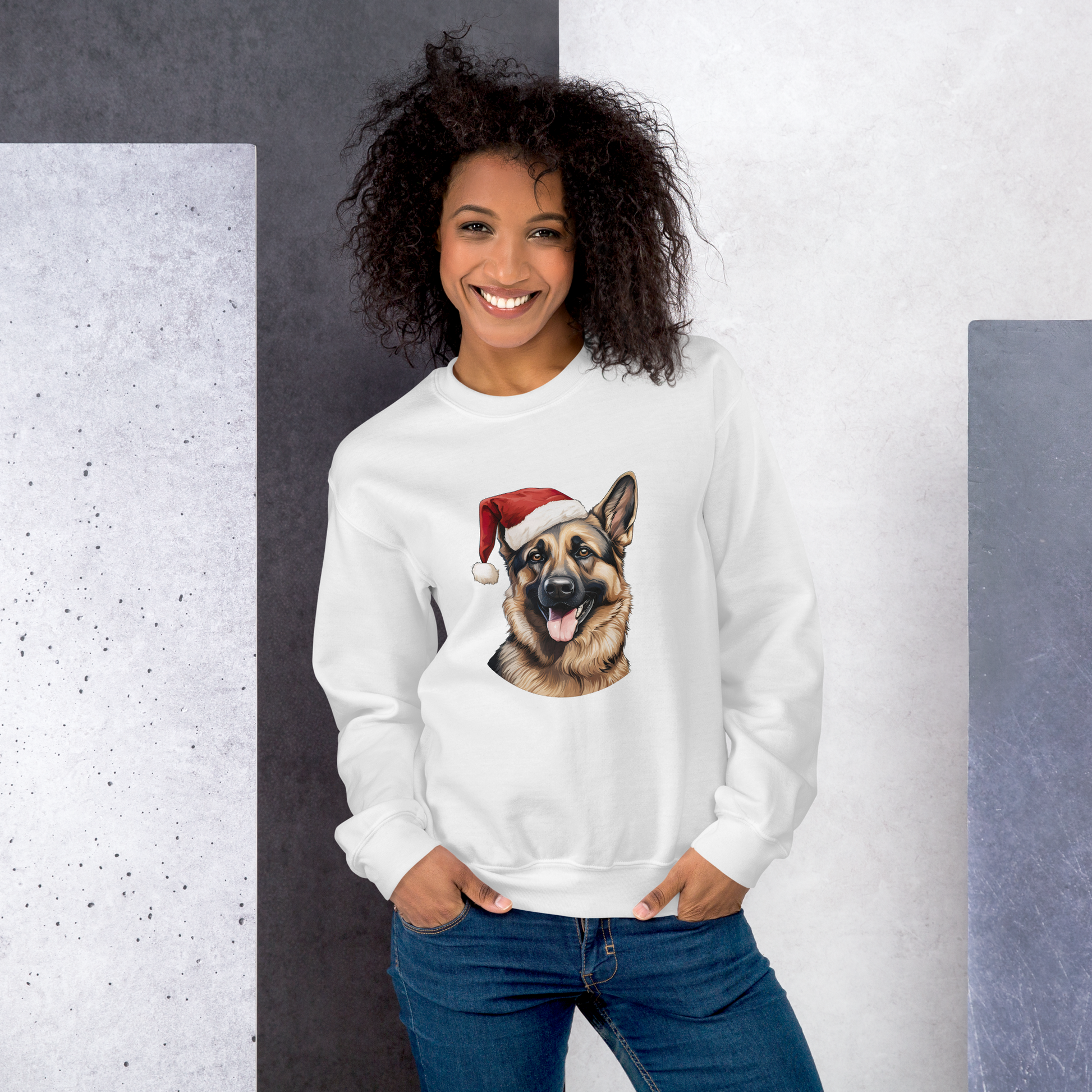 German Shepherd Unisex Christmas Sweatshirt