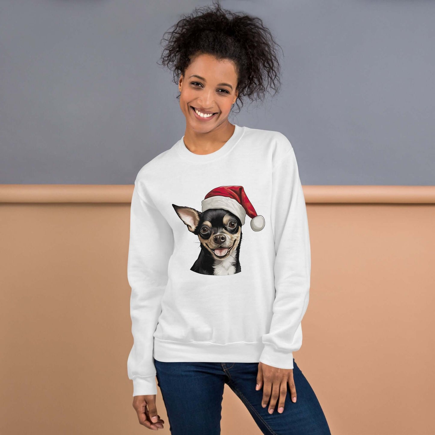 Chihuahua Santa Paws Unisex Sweatshirt