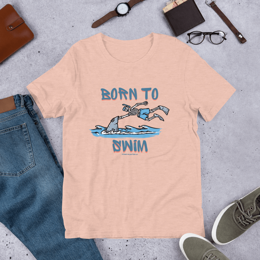 Born to Swim unisex t-shirt design