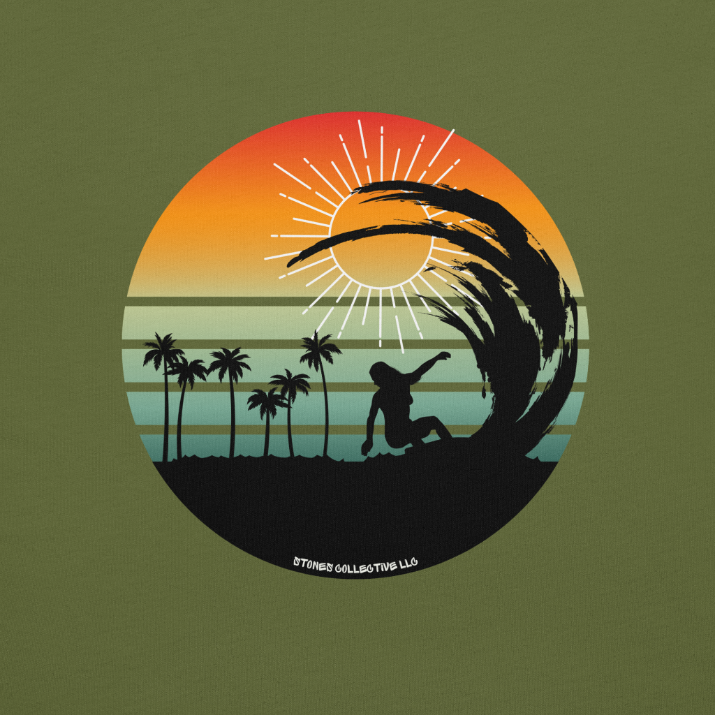 Surfing Unisex t-shirt logo